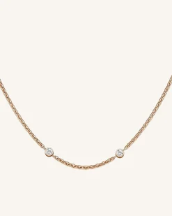 Rosefield 2 Birthstone Necklace New