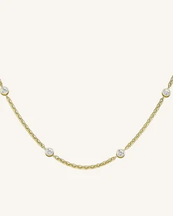 Rosefield 4 Birthstone Necklace New