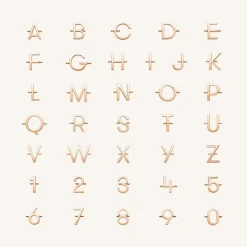 Rosefield 3 Charm Necklace Clearance