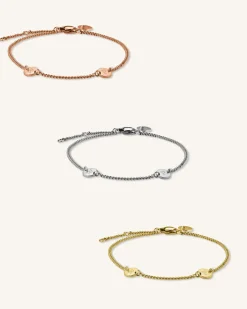 Rosefield 2 Coin Bracelet Clearance