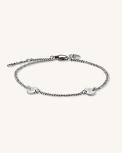 Rosefield 2 Coin Bracelet Clearance