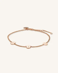 Rosefield 3 Coin Bracelet New