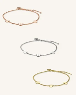 Rosefield 3 Coin Bracelet New