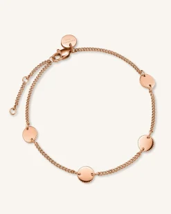 Rosefield 4 Coin Bracelet Outlet