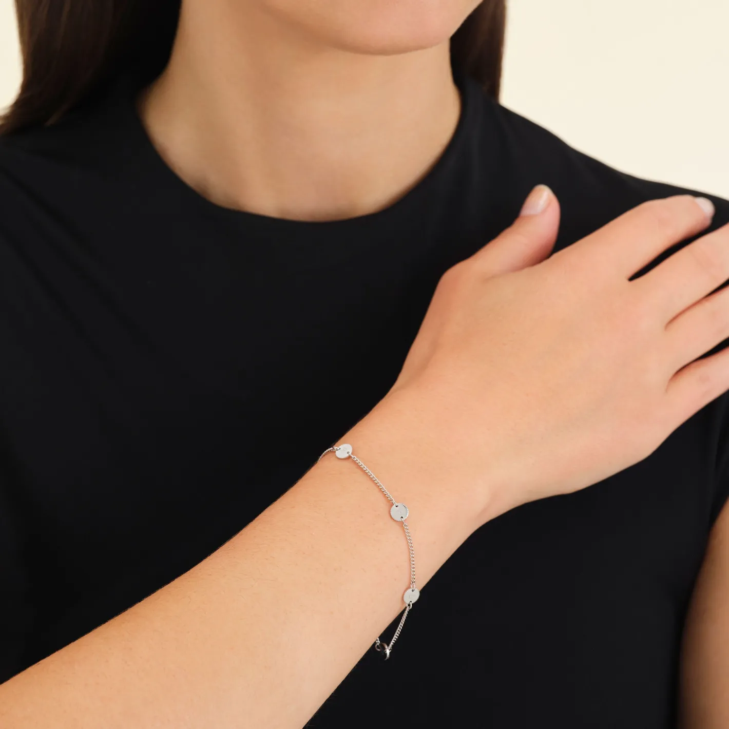 Rosefield 4 Coin Bracelet Outlet