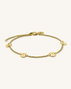Rosefield 4 Coin Bracelet Outlet