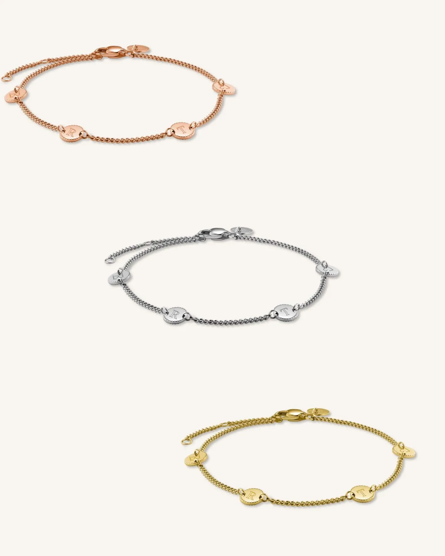 Rosefield 4 Coin Bracelet Outlet