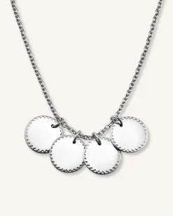Rosefield 4 Coin Charm Necklace Online