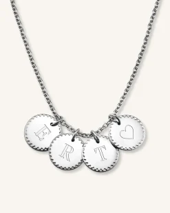 Rosefield 4 Coin Charm Necklace Online