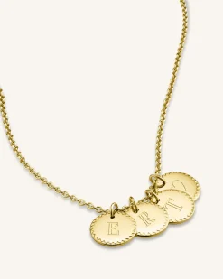 Rosefield 4 Coin Charm Necklace Online