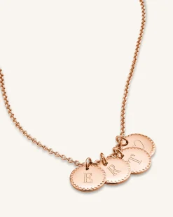 Rosefield 4 Coin Charm Necklace Online