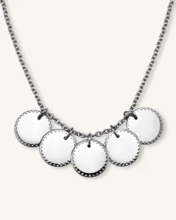Rosefield 5 Coin Charm Necklace Hot