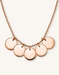 Rosefield 5 Coin Charm Necklace Hot