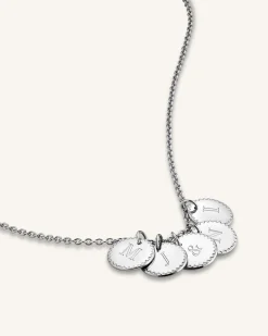 Rosefield 5 Coin Charm Necklace Hot