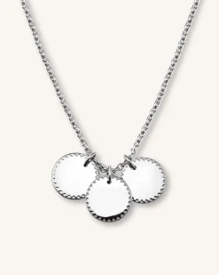 Rosefield 3 Coin Charm Necklace Sale