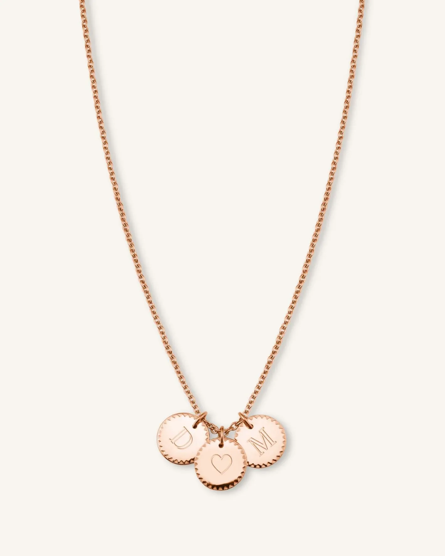 Rosefield 3 Coin Charm Necklace Sale
