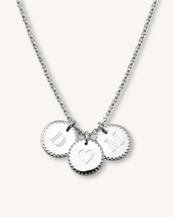 Rosefield 3 Coin Charm Necklace Sale