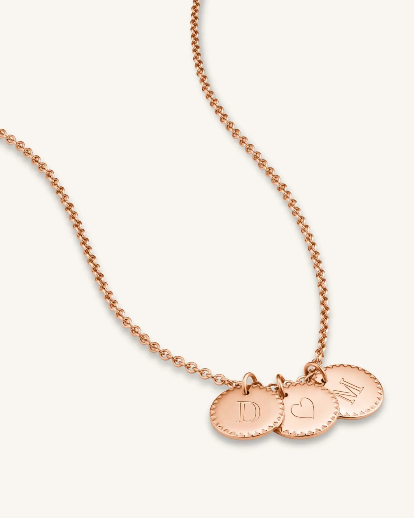 Rosefield 3 Coin Charm Necklace Sale
