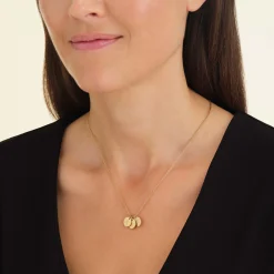 Rosefield 3 Coin Charm Necklace Sale