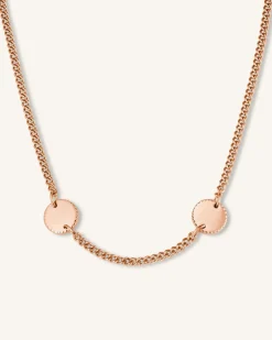 Rosefield 2 Coin Necklace Clearance