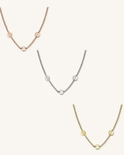 Rosefield 3 Coin Necklace Clearance