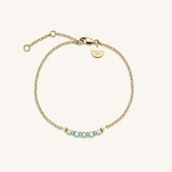 Rosefield 5 Stone Bracelet Blue Online