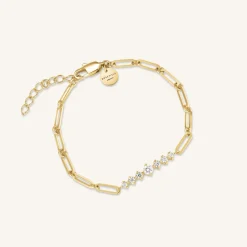 Rosefield Bar Bracelet With Stones Clearance