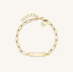 Rosefield Bar Hammered Bracelet New