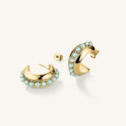 Rosefield Beads Hoop Blue Sale