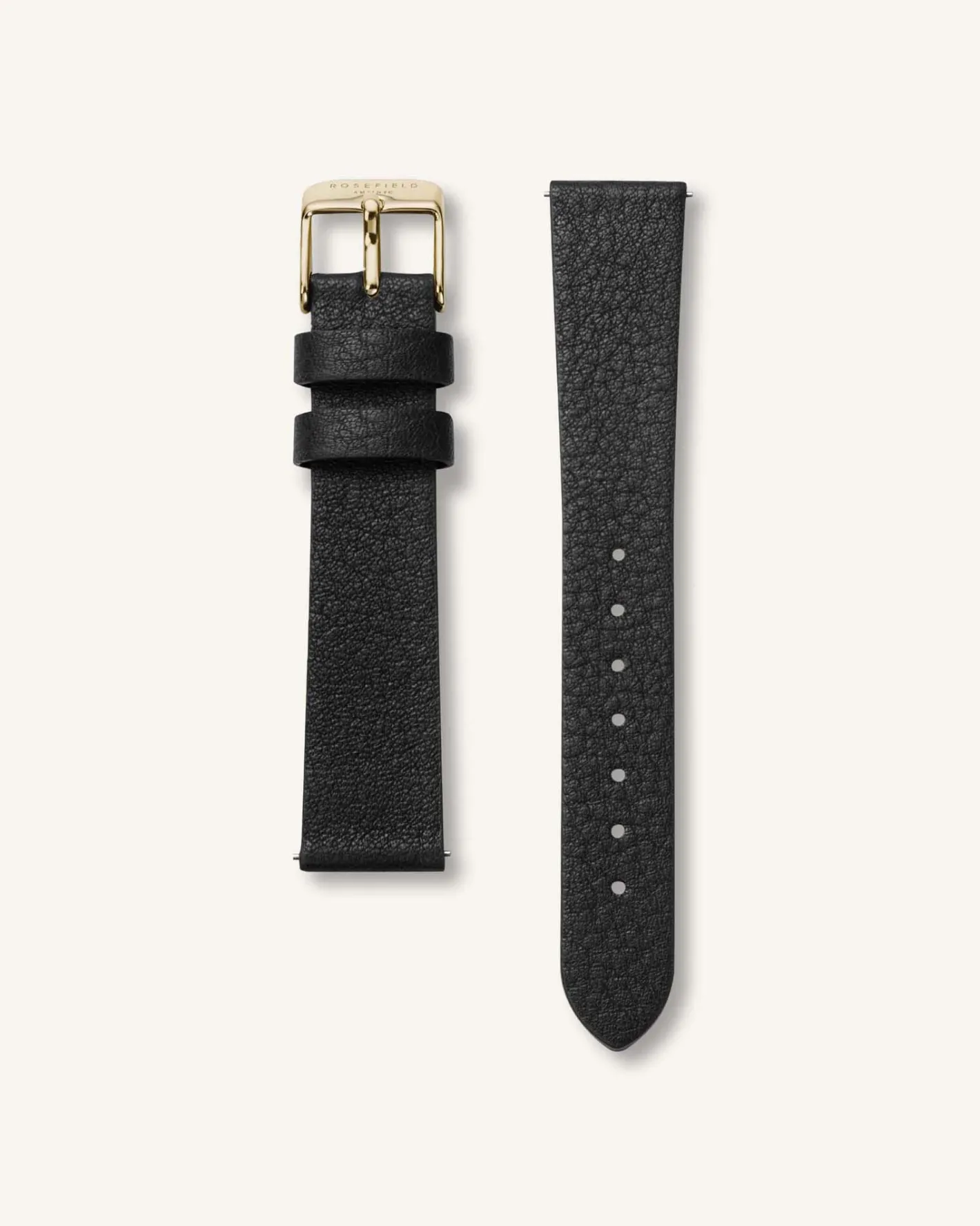 Rosefield Black Gold Strap Outlet