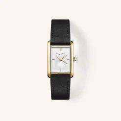 Rosefield Black Leather Strap Best