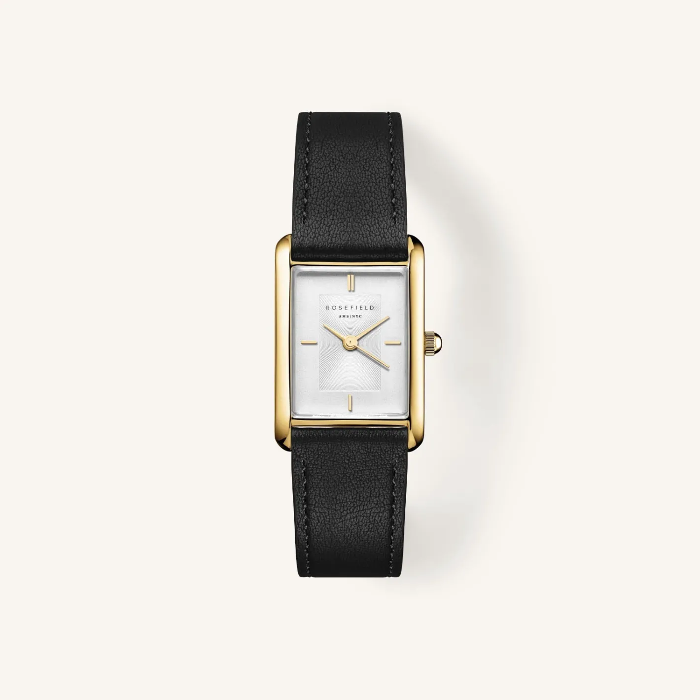 Rosefield Black Leather Strap Best