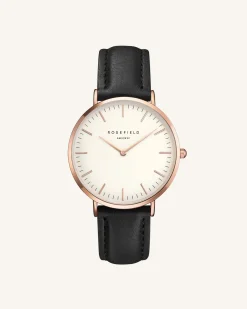Rosefield Black Rose gold Strap Best