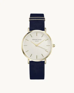 Rosefield Blue Gold Strap Sale