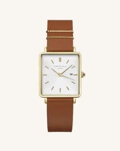 Rosefield Boxy Cognac Discount