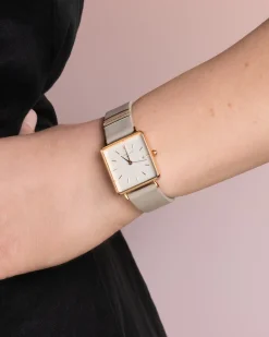 Rosefield Boxy Cool Grey Rose Gold Clearance