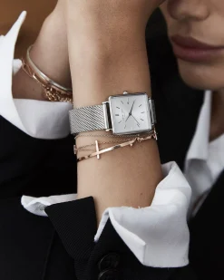 Rosefield Boxy Silver Mesh Sale