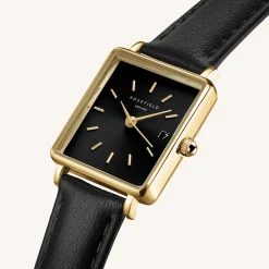 Rosefield Boxy XS Black Leather Hot