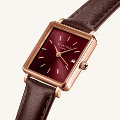 Rosefield Boxy XS Dark Brown Leather Discount