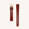Rosefield Brown Leather Strap Fashion