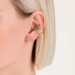 Rosefield Caged Crystal Earcuff New