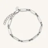 Rosefield Chunky Bracelet Silver Sale