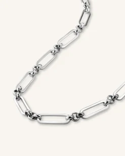 Rosefield Chunky Bracelet Silver Sale
