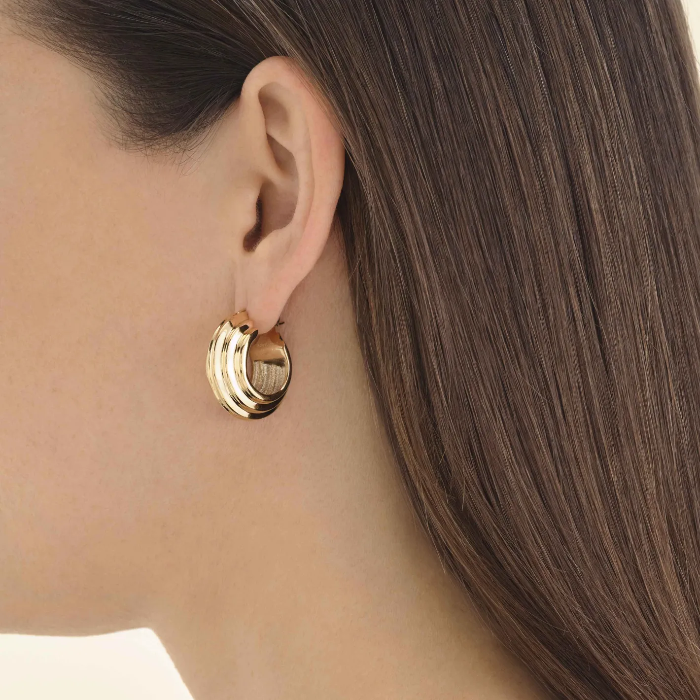 Rosefield Chunky Hoops Fashion