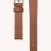 Rosefield Cognac Gold Strap Hot