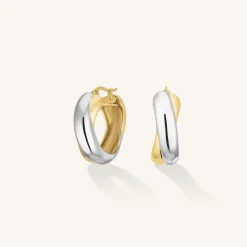 Rosefield Crossed Hoops New