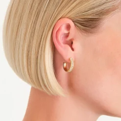 Rosefield Crystal Hoops Outlet