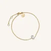 Rosefield Crystal Letter C Bracelet Sale