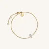 Rosefield Crystal Letter F Bracelet Sale