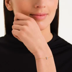 Rosefield Crystal Letter F Bracelet Sale